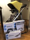 851568003732 Uppababy Cruz Stroller Yellow With Travel Bag And