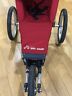 99620f Instep Red Color Jogger Single Seat Stroller