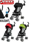 Ab252239 Kolcraft Cloud Umbrella Stroller Black Red Green