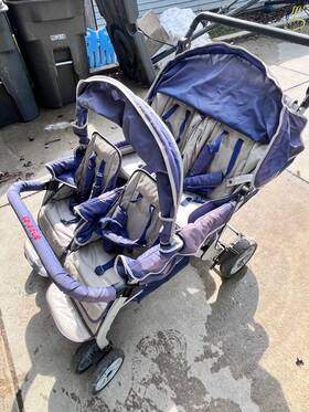 Angeles 191487009256 Surestop Folding Bye-bye Stroller 4 Passenger Quad