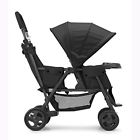 B01n4s1u2i Joovy Tandem Stroller Graphite Black Infant Compact Baby 689817056921