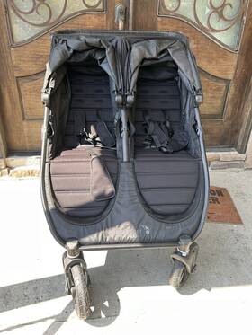 2104206 Baby Jogger City Mini Gt2 All-terrain Double Stroller Black