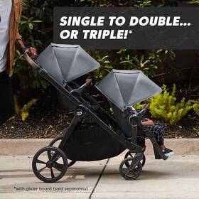 2149340-frosted-ivory Baby Jogger City Select 2 Eco Collection - Frosted Ivory With 2nd Seat