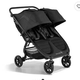 Baby Jogger Nwl000095137/bb City Mini Gt2 Double All-terrain Stroller Black With Belly Bar X2