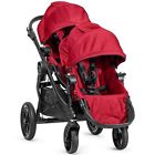 Dl21228 Baby Select City Red 2nd Jogger Seat Stroller Frame Black