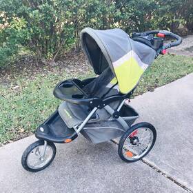 Baby Trend 090014013103 Jogging Stroller Expedition Elx Swivel Jogger All-terrain Girl/boy With Speakers