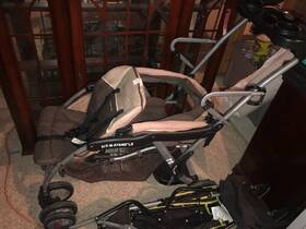 Ss27c81a-u-b Baby Trend Sit Nft Stand 5 In 1 Stroller With Canopy And Basket Magnolia Used