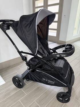 Baby Trend Ss76 Sit Nft Stand 5-in-1 Shopper Stroller In Black