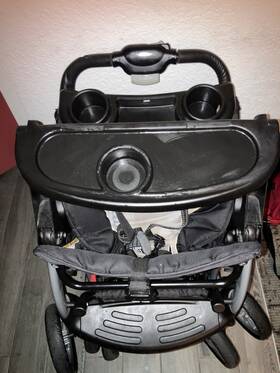 Baby Trend Ss76072a-u-a Double Sit Nft Stand Toddler And Stroller Onyx Open Box