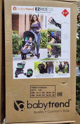 Ts44e28c Baby Trend Ez Ride Travel System Stroller - Cozy Mint