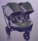 Bj32340 Baby X3 Summit Jogger Gray Stroller Green Double Bj32340 Baby X3 Summit Jogger Gray Stroller Green Double