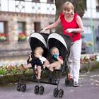 Bb4898 Unbranded Foldable Twin Baby Double Stroller Ultralight Umbrella Kids