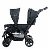 Bb5638bk-sa Costway Foldable Twin Baby Double Stroller Stand Ontravel Infant Pushchair