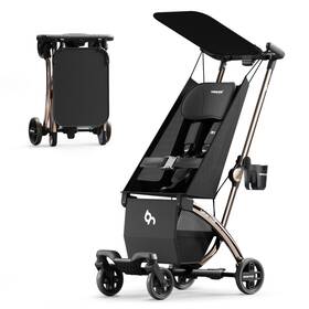 Beberoad Love R1-bk R1 Auto-folding Ultra Lightweight Travel Stroller Black