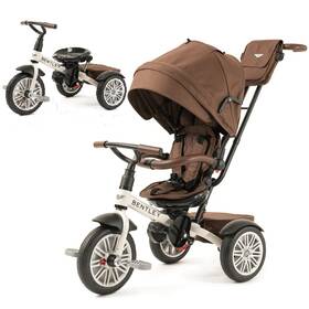 Bn1o Bentley Trike 6-in-1 Reversible Seat Convertible Tricycle Stroller Brown
