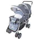 43483 Black Amoroso Double Deluxe Stroller