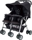 7720-028 Black Cosmo Combi Twin Stoller -