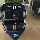 Black Stroller Duallie Revolution Blue Bob Grey