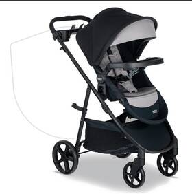 S14690800 Britax Willow Brook Travel System - Graphite Onyx Great Condition