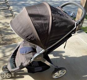 Britax U341782 B-agile Stroller Black Baby Chair Easy Locking And Pull-to-folding