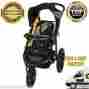 Bt-jg95a16a Jg95a16a Baby Trend Xcel Jogger Stroller Lemon Zest Effortless Trigger Fold Recliner Jpma 090014018726