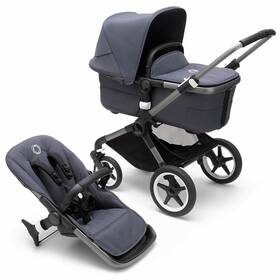 2306010012 Bugaboo Fo Complete Full-size Stroller - Grey Melange