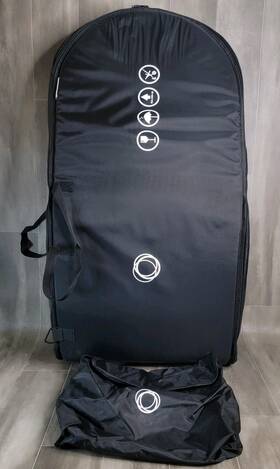 Bugaboo 717447009146 Stroller Wheeled Transport Travel Bag Black - Bee Cameleon Frog Gecko