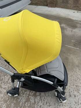 Bugaboo 717447138211 Bee 3 Stroller Gray/lemon-yellow