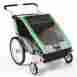 By1380 Cheetah Chariot 2 Cts Adventure Double Carrier Chassis W Strolling Stroller Kit