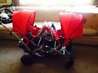 Zt009-rby1 Canvas Frame Kolcraft Seat Tandem Red Options Contours Stroller Ruby Double