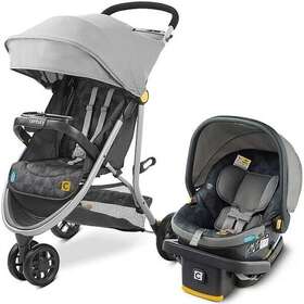 Century 3-wheel-2- Stroll On 3-wheel 2-in-1 Lightweight Travel System In Metro