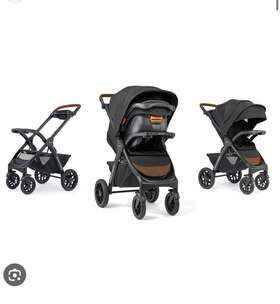 04079682330070 Chicco Bravo Primo 3-in-1 Travel System Stroller - Black