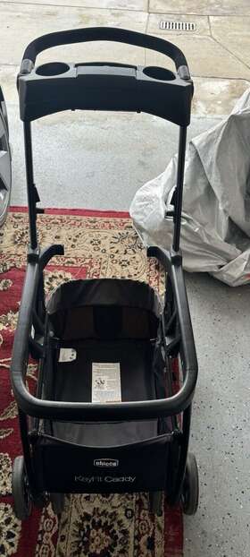 Chicco 049796612271 Keyfit Caddy Frame Stroller - Black