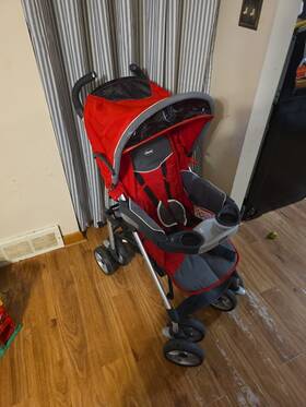 Chicco 05061479970070 Trevi Stroller Red And Grey Model 10878