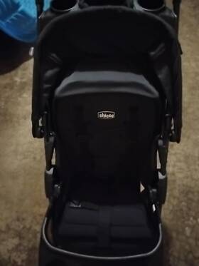 86874078 Chicco Mini Bravo Plus Lightweight Stroller - Storm