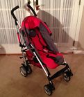 Chicco Mint Liteway - Umbrella Stroller Gray Condition Jersey Red Chicco Mint Liteway - Umbrella Stroller Gray Condition Jersey Red