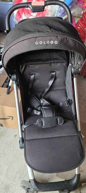 Colugo 810124830076 Compact Stroller - One Hand Fold Travel Black