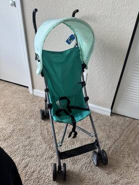 Cosco 4369-3154 Stroller Ftumbrellaft Type Foldable Two-tone Turquoise/blue Shade