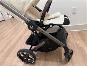 522002399 Cybex Balios S Lux Toddler Baby Stroller- Taupe Frame/ Seashell Beige Brand New