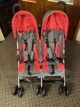 Delta Children 313056046091 Lx Side By Stroller - With Recline Storage And Compact Fold