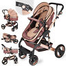 Dgfgf00651541476203 Vevor Baby Stroller Foldable Pram Infant Pushchair Comfortable 930114565259