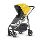 Dl62602 Grey Cruz Yellow Uppababy Sydney Stroller -
