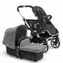 Donkey Bugaboo Mono Base Stroller Aluminum Black New Missing Pieces Still Usable 8717447067597