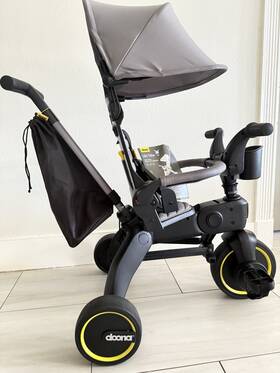 Sp530-99-030-003-bdgr1 Doona Liki Trike Model S3 5-in-1 Compact Tricycle Stroller Color Grey Hound