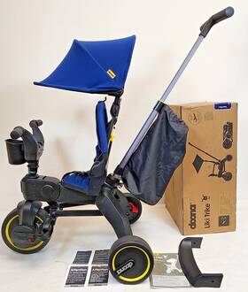Sp530-99-034-003 Doona Used -doona Liki Trike S3 - Foldable Push Royal Blue- Free Shipping