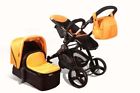 Elle505 Elle Baby Orange Deluxe Travel System