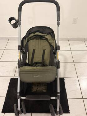 Evenflo 032884202423 Reversi Reversible Stroller Leonis Green Up To 50 Lbs