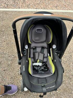 Evenflo 032884203604 Shyft Dualride Travel System With Carryall Storage Durham Green