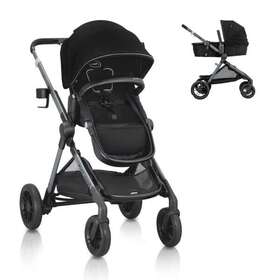 13812454 Evenflo Pivot Xpand Modular Stroller Ayrshire Black