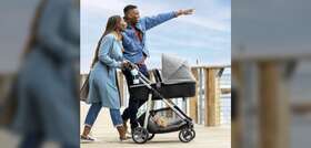 53312353 Evenflo Urbini Omni Plus Modular Travel System - Heather Grey